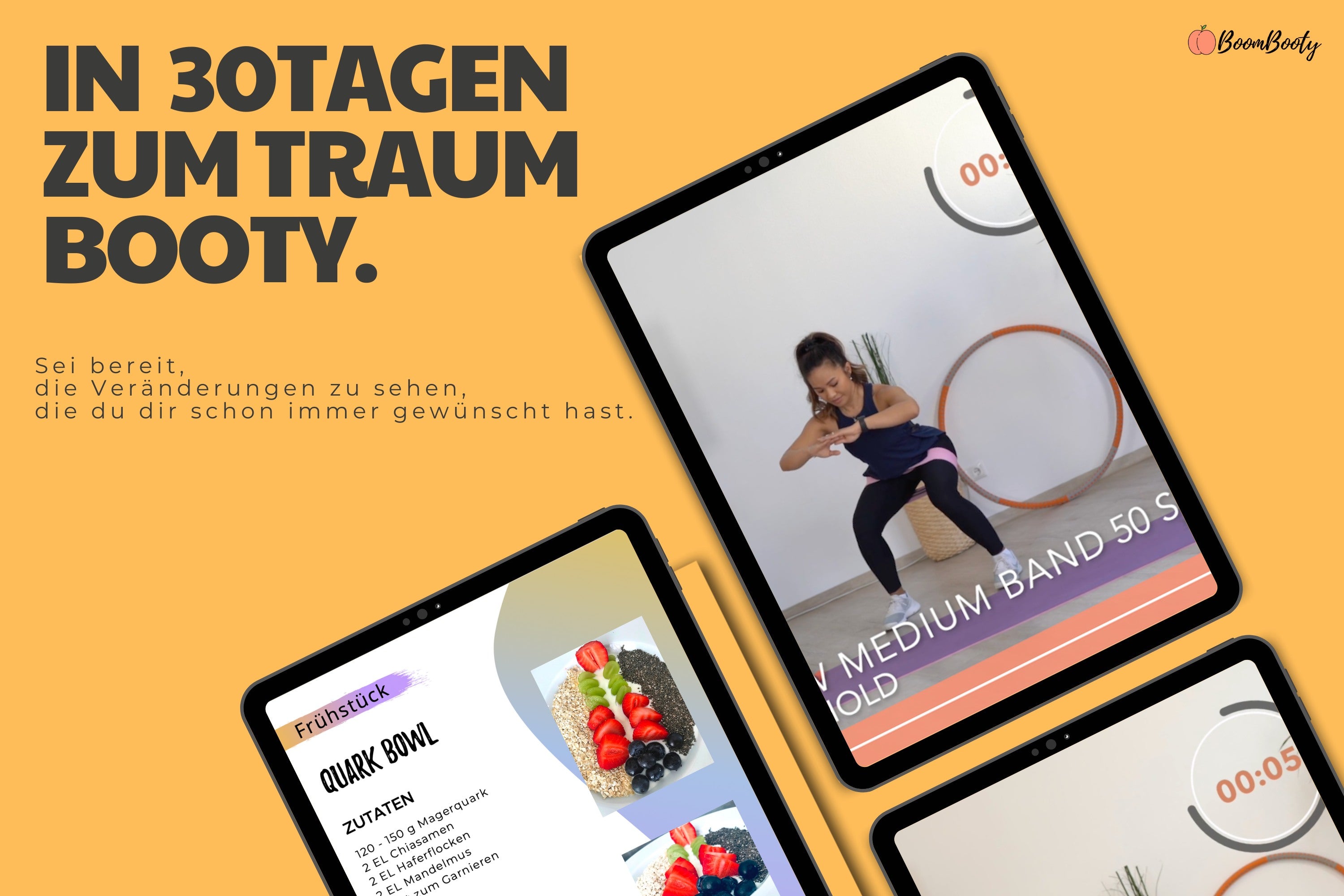 BoomBooty™ Plan - Bauch, Beine, Po Programm